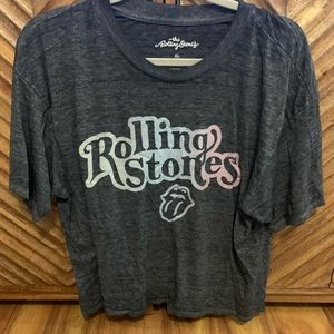 Rolling Stones crop top